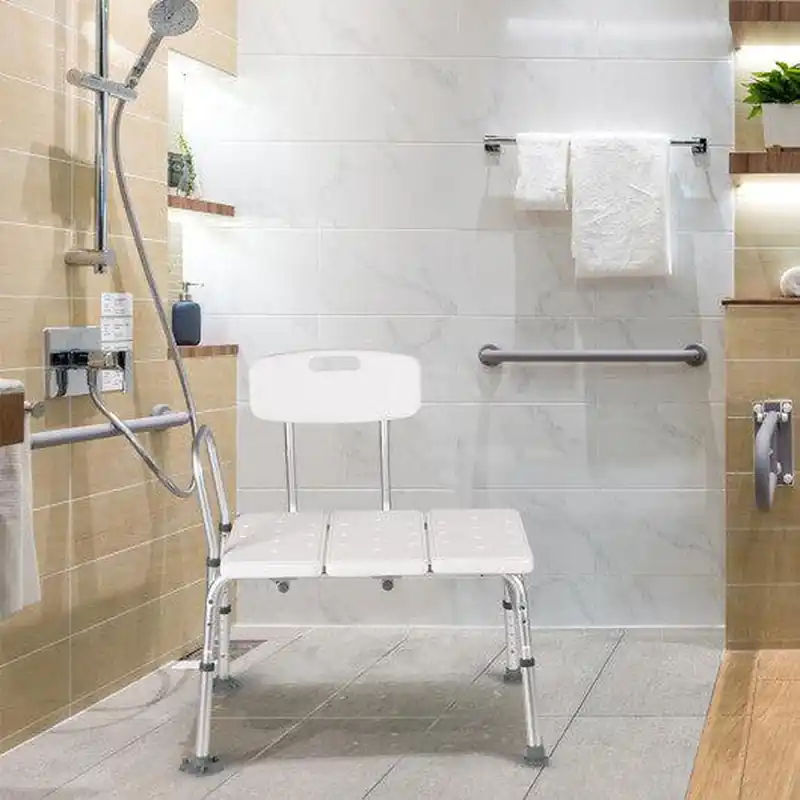 Costway Tub Transfer Shower Seat with Adjustable Arm Last Chance