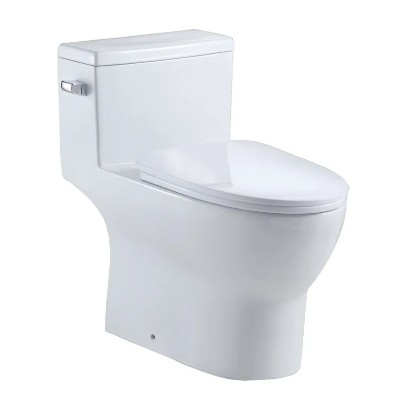 Exclusive Altair Veronoa Elongated White Ceramic Dual Flush One-Piece Toilet With Seat