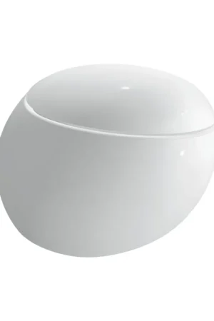 Seasonal Sale Laufen IlBagnoAlessi 16" White Washdown Wall-Mounted Toilet