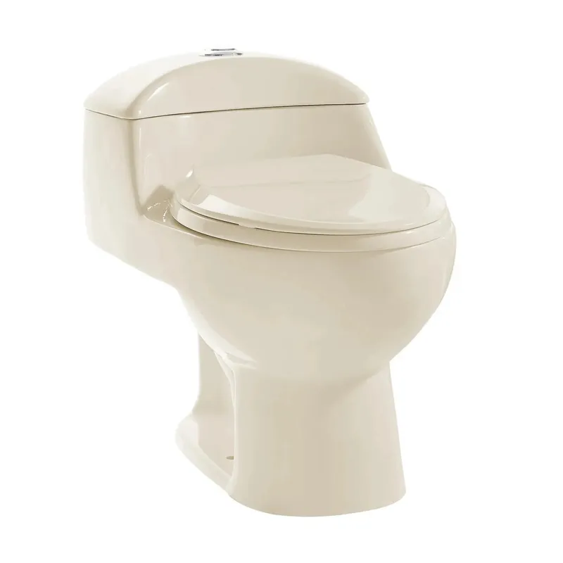 Fan Favorite Swiss Madison Château 16" x 24" One-Piece Bisque Elongated Floor-Mounted Toilet With 1.1/1.6 GPF