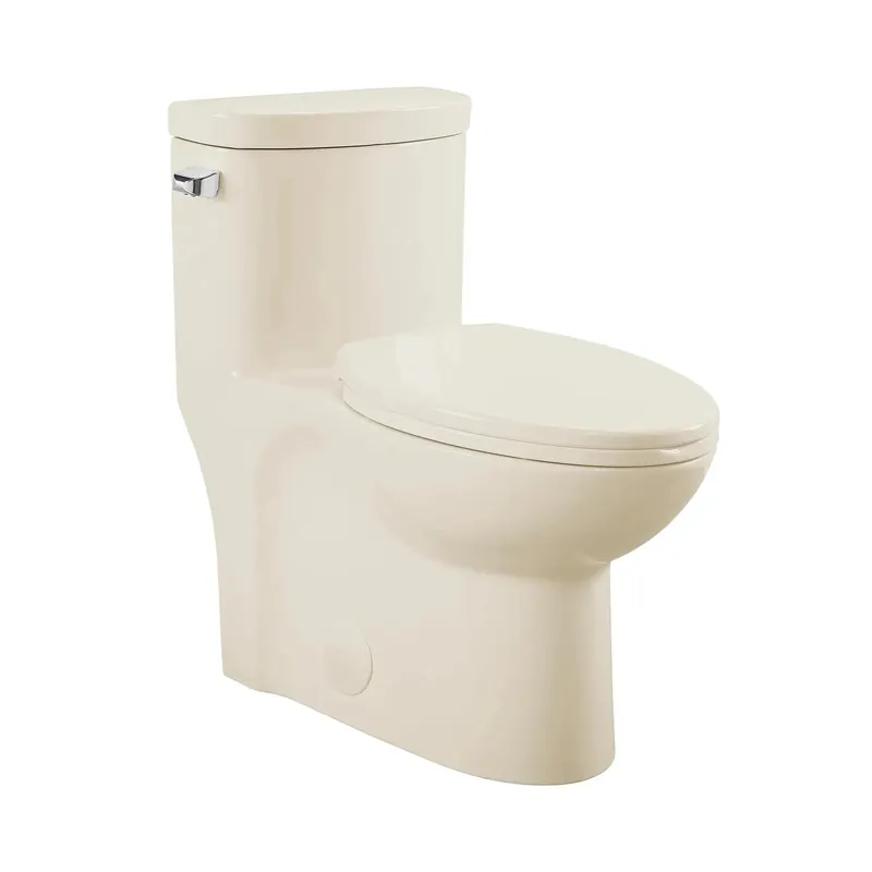 Clearance Swiss Madison Sublime 16" x 28" Bisque One-Piece Elongated Floor Mounted Toilet With 1.28 GPF Side Flush Function