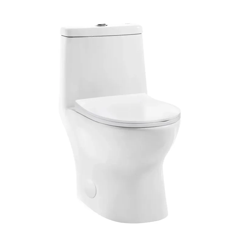 Swiss Madison Ivy 14" x 28" One-Piece White Elongated Floor-Mounted Toilet With 10" Rough-In and 1.1/1.6 GPF Time-Limited