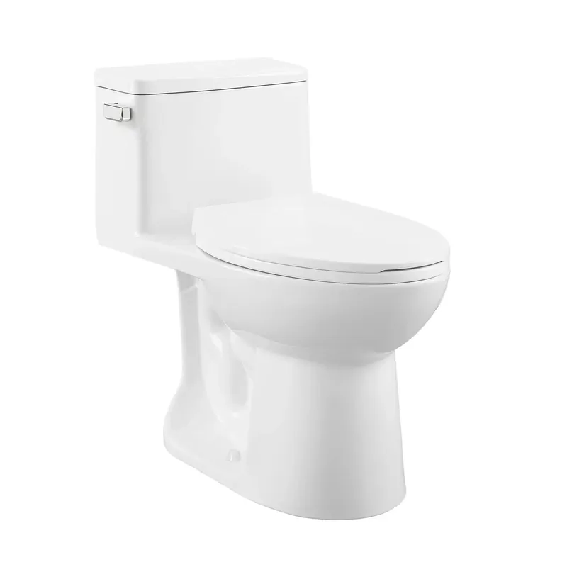 Fan Favorite Swiss Madison Avallon 16" x 28" One-Piece White Elongated Floor-Mounted Toilet With 1.28 GPF