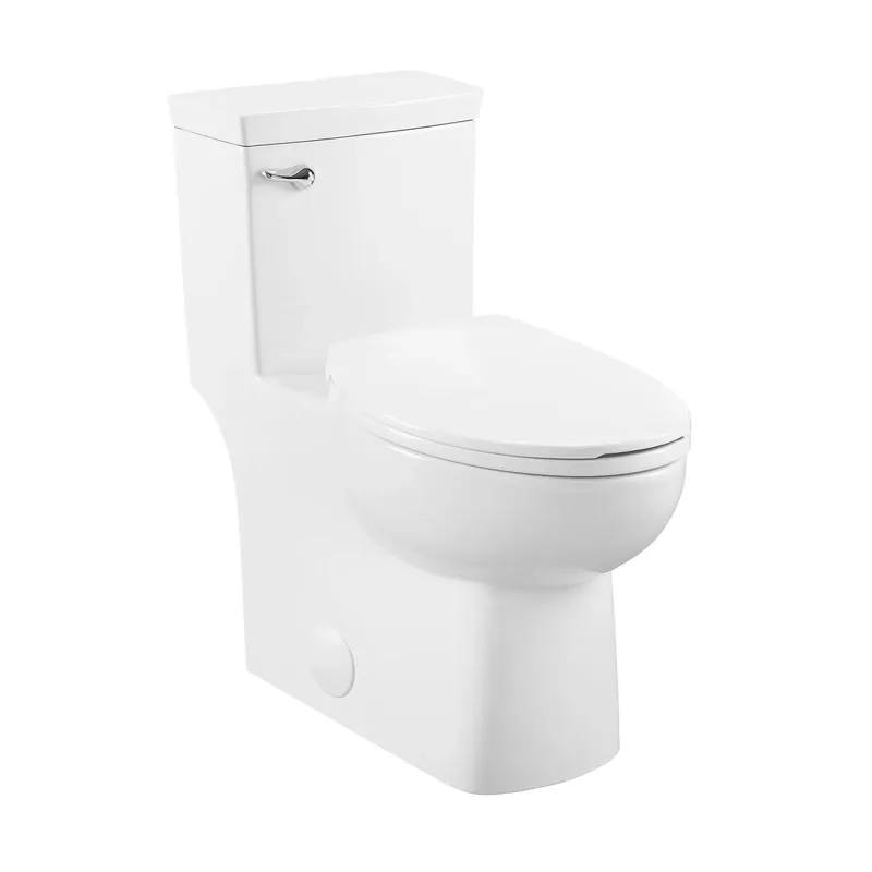 Hot Deal Swiss Madison Classé 15" x 30" One-Piece Glossy White Floor-Mounted Toilet With 1.28 GPF
