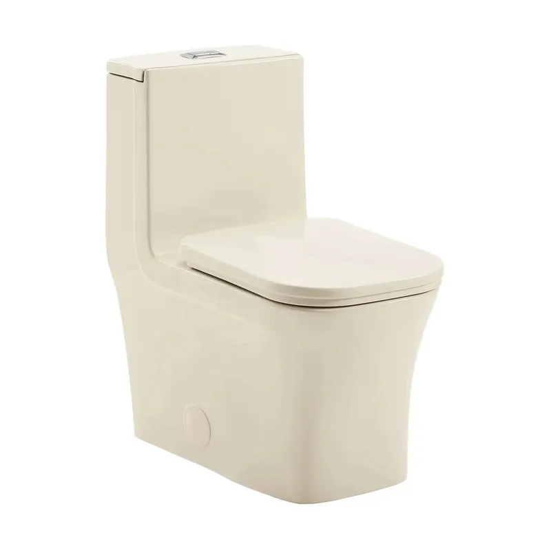 Best Seller Swiss Madison Concorde 14" x 29" One-Piece Bisque Elongated Square Floor-Mounted Toilet With 1.1/1.6 GPF