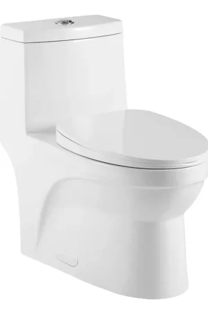 Final Sale Pelican Int'l Vortex Series PL-12050 White ADA Compliant Porcelain High Efficiency Toilet with Dual Flush