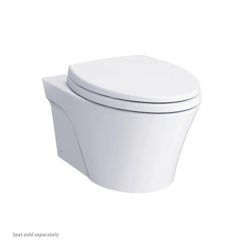 TOTO AP Wall-Hung 1.28 GPF and 0.9 GPF Dual-Flush Elongated Toilet With Duofit In-Wall Tank Unit and White Push Plate Limited Time