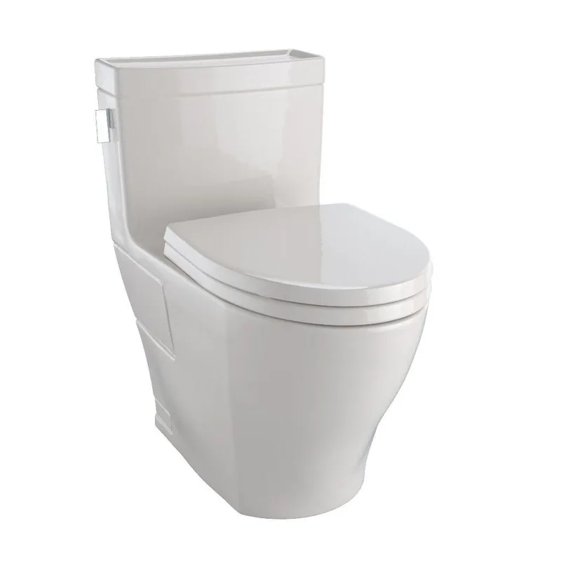 TOTO Legato 1.28 GPF Sedona Beige Elongated One-Piece Toilet With Washlet+ Connection Viral