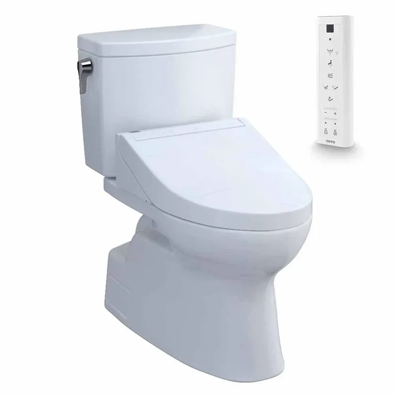 In Demand TOTO Vespin II White 1.0 Gpf Washlet+ C5 Elongated Two-Piece Toilet