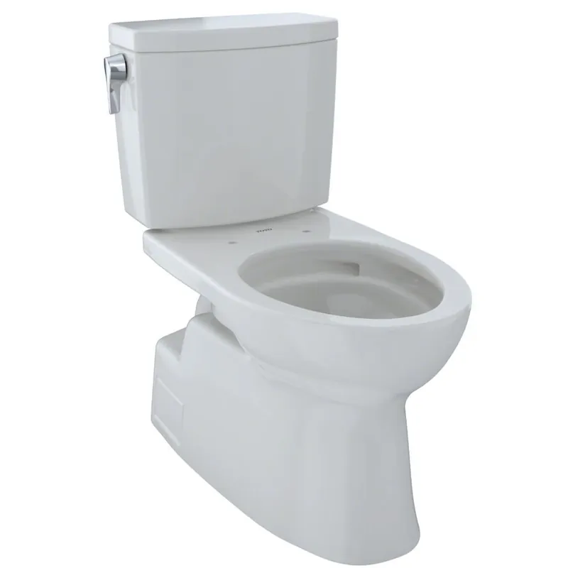 Shop Now TOTO Vespin Colonial White 1G Tornado-Flush Two-Piece Elongated 1.0 GPF Toilet