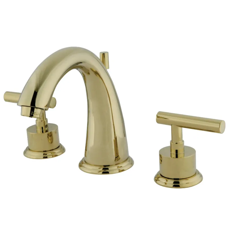 Kingston Brass KS2962CML 8 in. Widespread Bathroom Faucet, Polished Brass Seasonal Sale