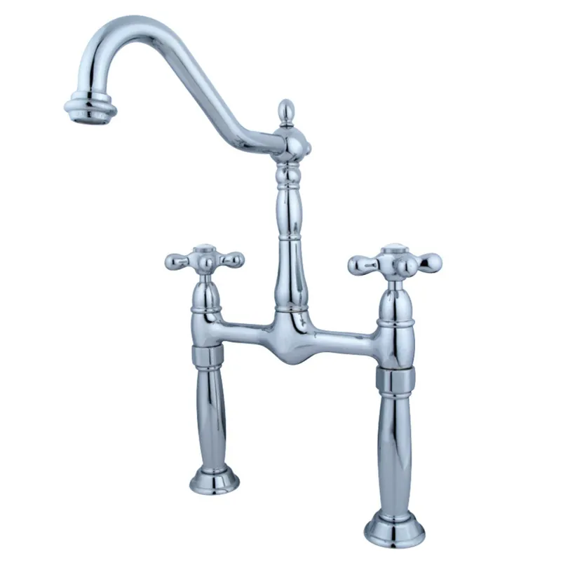 Kingston Brass KS1071AX Vessel Sink Faucet, Polished Chrome Trusted Brand