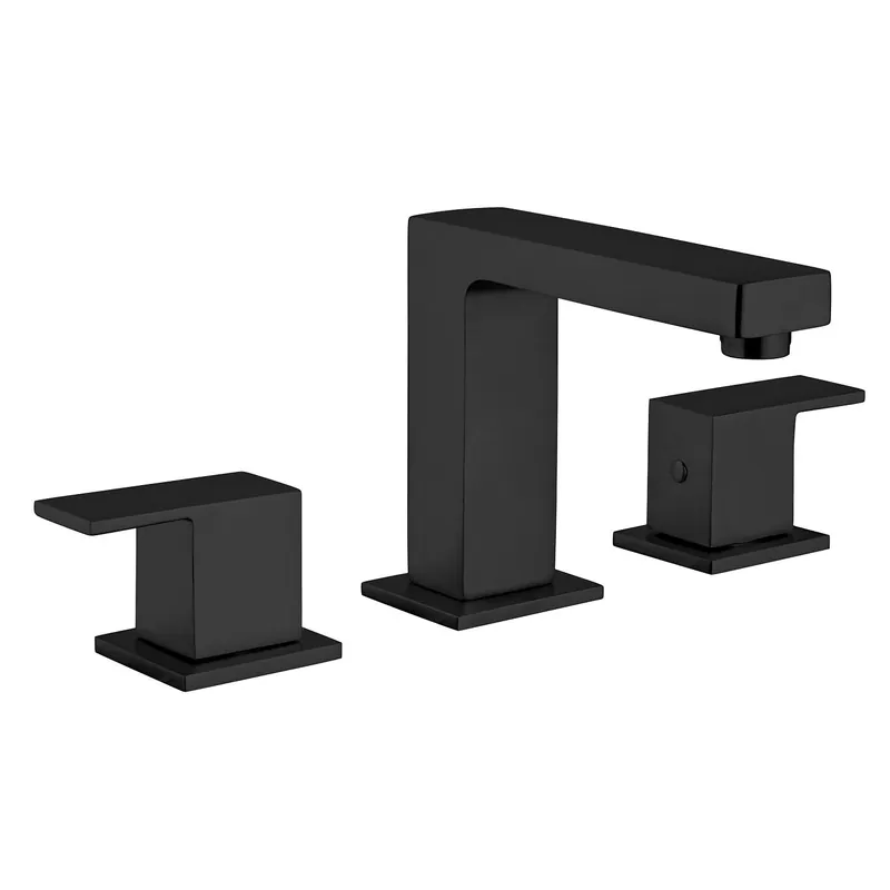 Fortis 842120CMB Scala Matte Black Two-Handle 8" Widespread Bathroom Sink Faucet New Arrival