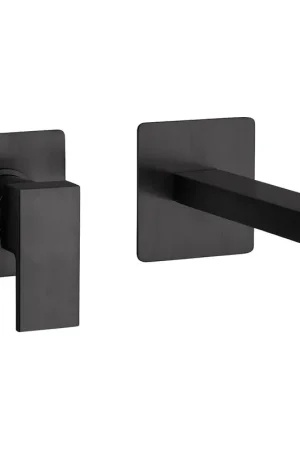 Budget Fortis 842080CMB Corsini Matte Black Single-Handle 8" Wall-Mount Bathroom Sink Faucet