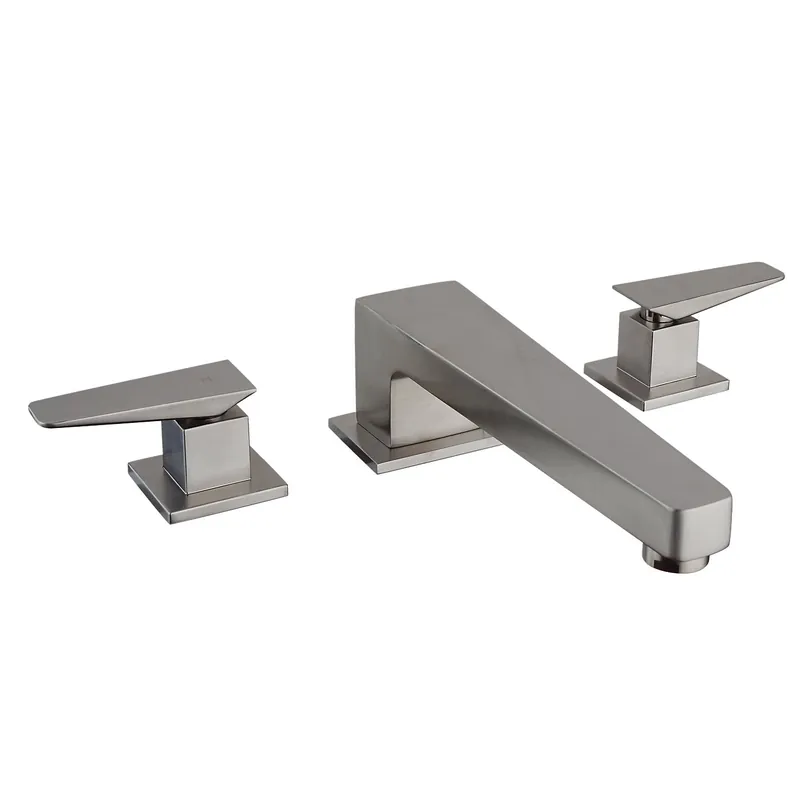 Fortis 9410200BN Abruzzo Brushed Nickel Deck-Mounted Roman Tub Faucet Trim Express Delivery