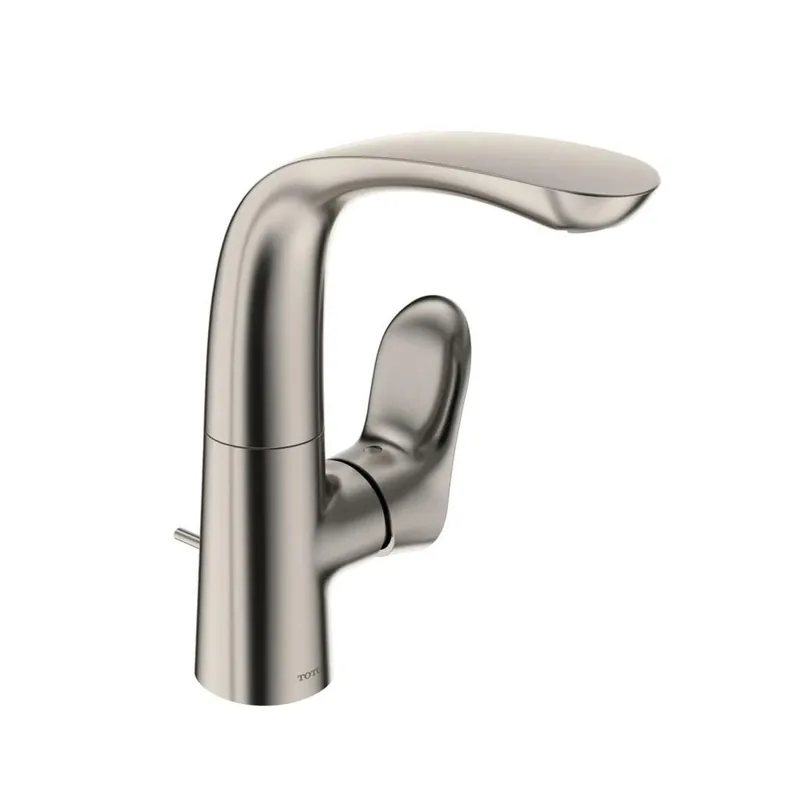 TOTO GO 1.2 GPM Polished Nickel Single-Hole Side Handle Bathroom Sink Faucet With Comfort Glide Bargain
