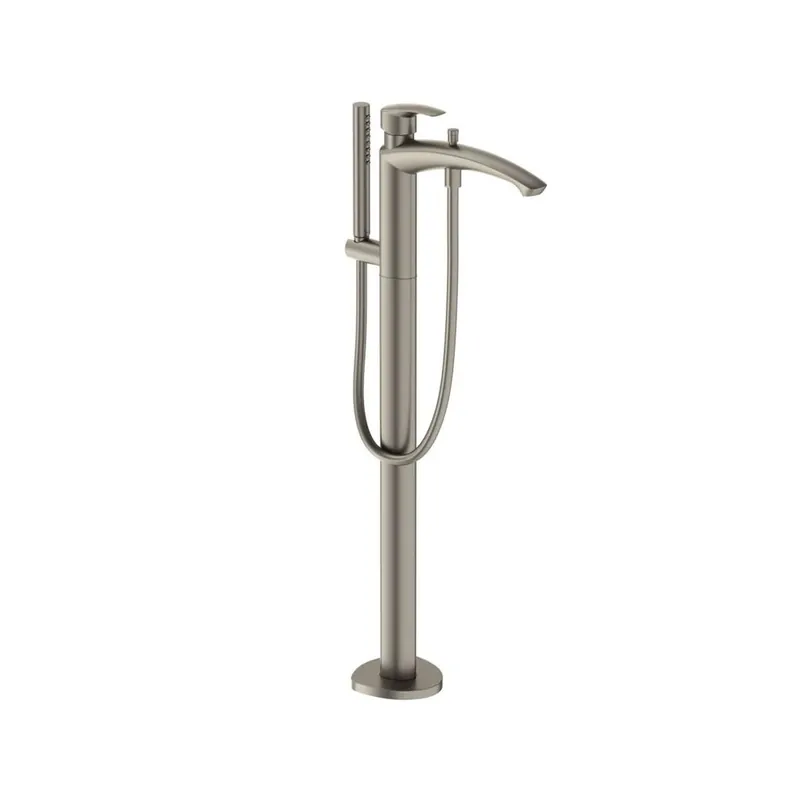 TOTO GM Brushed Nickel Floor Mounted Freestanding Tub Filler With Handshower Editor’s Pick