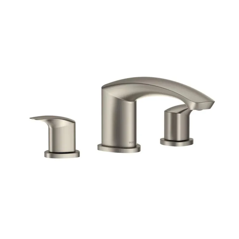 TOTO GM Brushed Nickel Double-Handle Deck-Mounted Roman Tub Filler Order Now