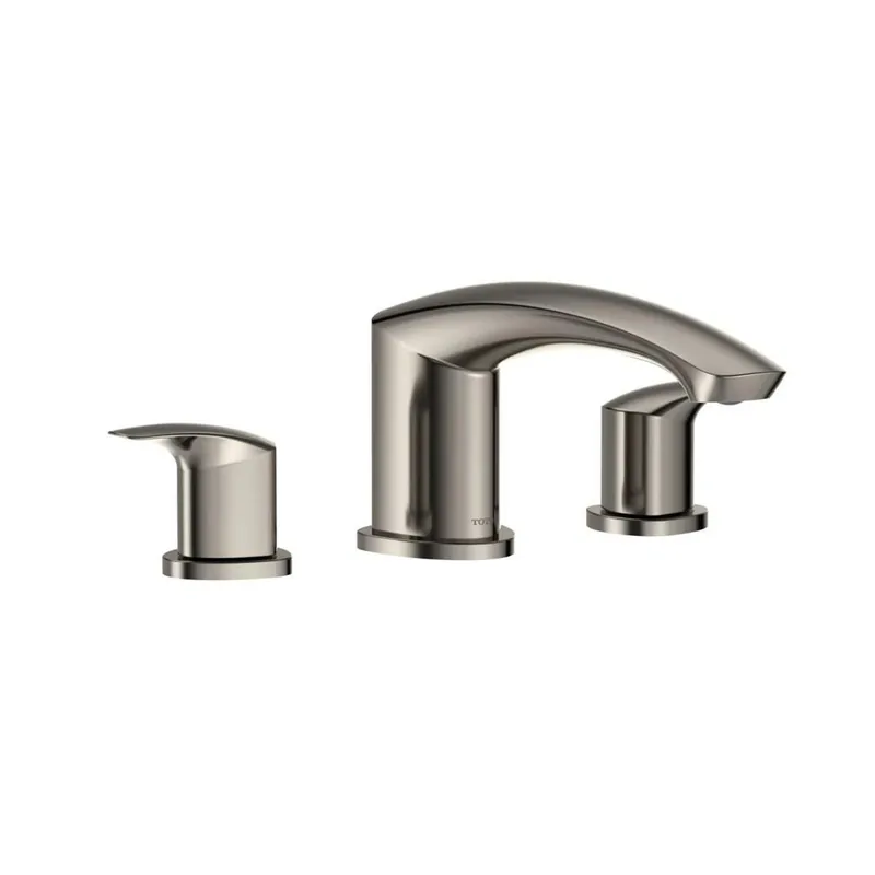 Time-Limited TOTO GM Polished Nickel Double-Handle Deck-Mounted Roman Tub Filler