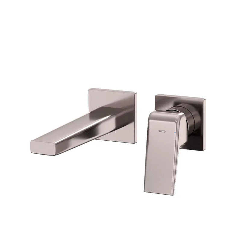 TOTO GB 1.2 GPM Polished Bronze Single-Handle Short Wall-Mounted Bathroom Sink Faucet With Comfort Glide Premium