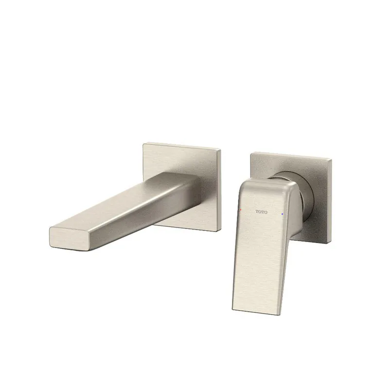 Buy Online TOTO GB 1.2 GPM Brushed Nickel Single-Handle Short Wall-Mounted Bathroom Sink Faucet With Comfort Glide