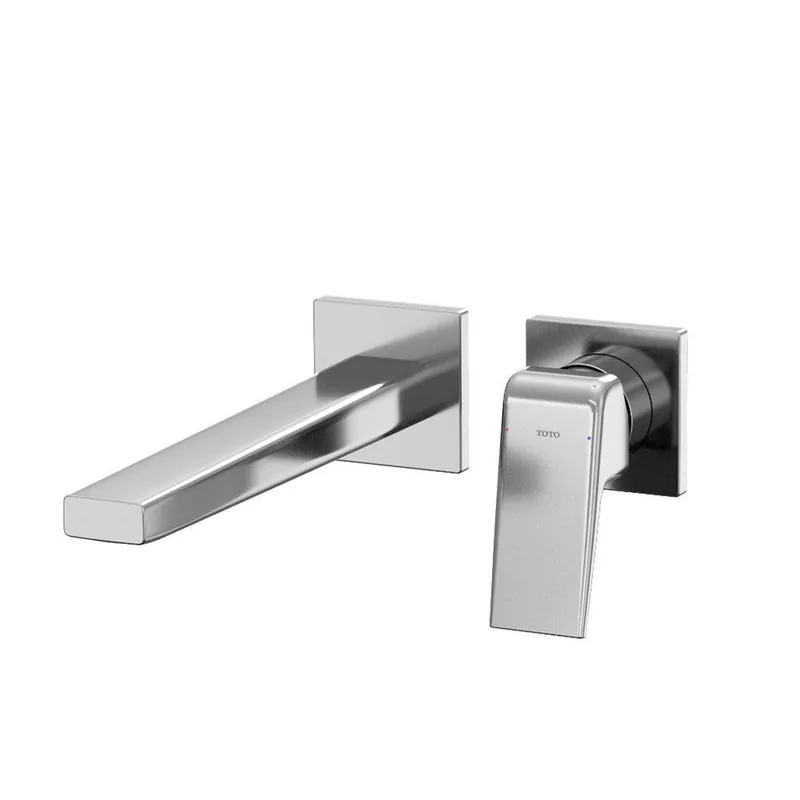 TOTO GB 1.2 GPM Polished Chrome Single-Handle Long Wall-Mounted Bathroom Sink Faucet With Comfort Glide Express Delivery