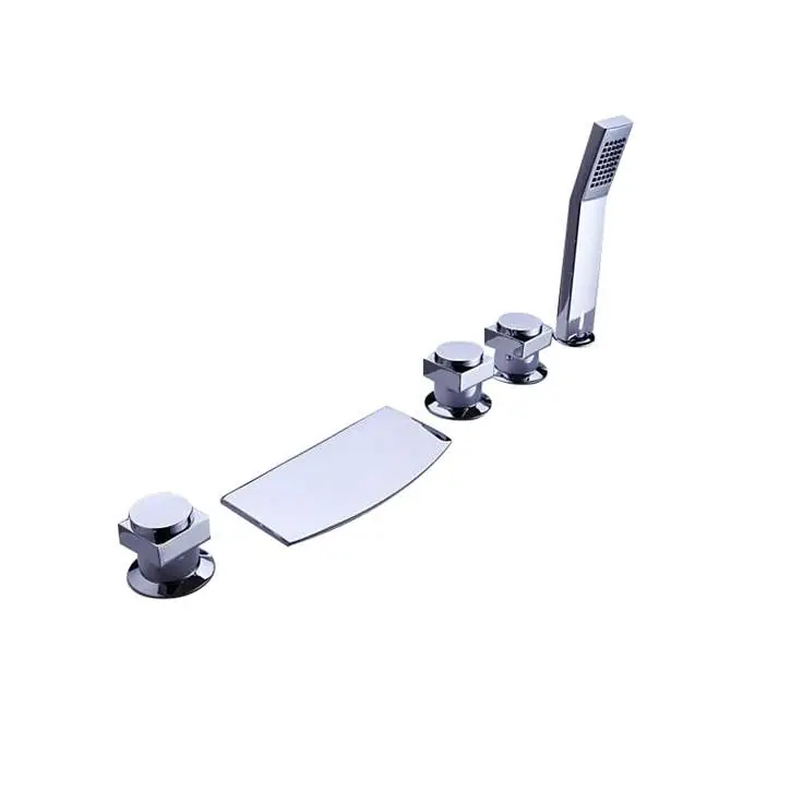 While Supplies Last Fontana F-Y-8004 Triple Handle Chrome Bathtub Faucet