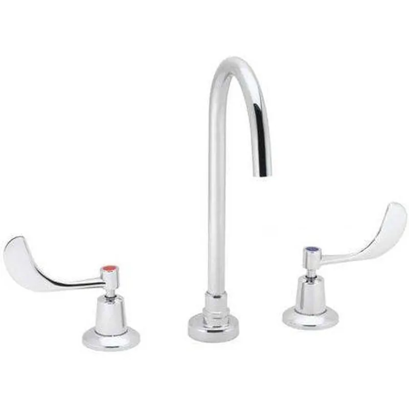 Speakman Commander 8" 2.0 GPM Widespread Gooseneck Polished Chrome Lavatory Faucet Fan Favorite