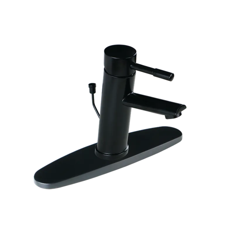 AFAstainless Solid T-304 Matte Black Modern Single Handle Bathroom Faucet With Stainless Steel Pop-up Drain Best Price