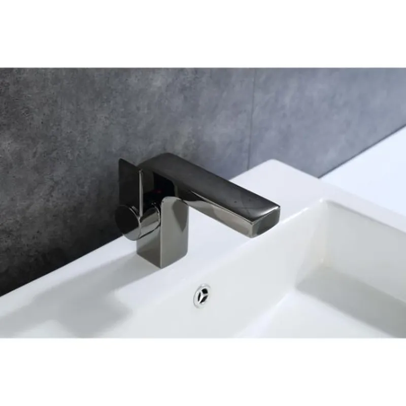 Legion Furniture ZY6053 Glossy Black 1.5 GPM Faucet With Pop-up Drain New Arrival