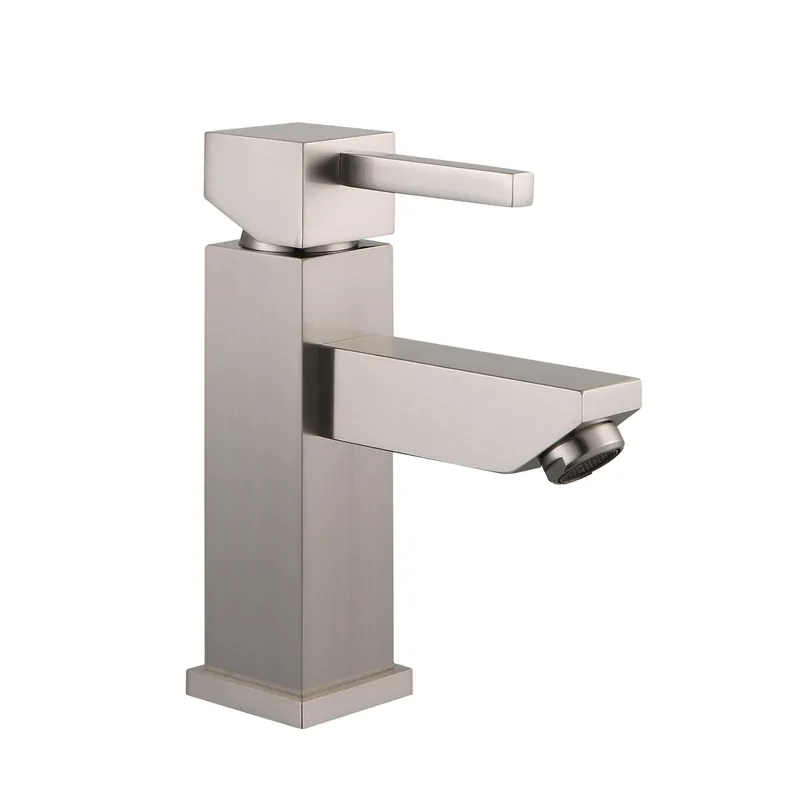 Luxury Legion Furniture ZY6001 Brushed Nickel Brass Material Faucet With Pop-up Drain