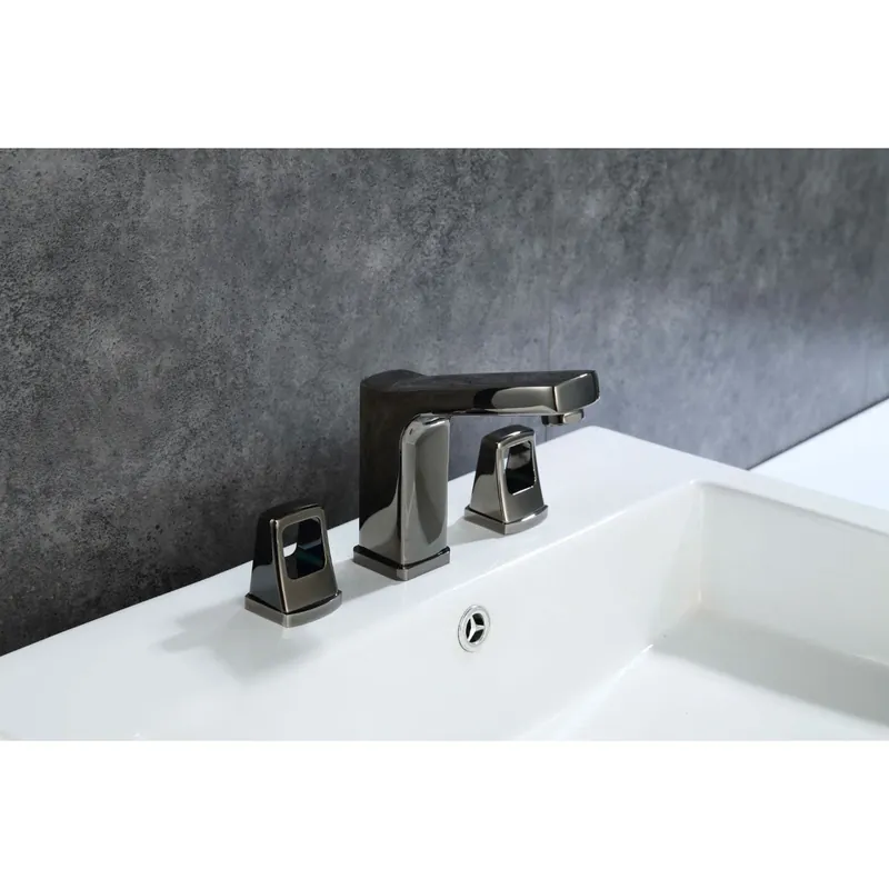 Legion Furniture ZY1003 Glossy Black Brass Material Faucet With Pop-up Drain Professional Grade