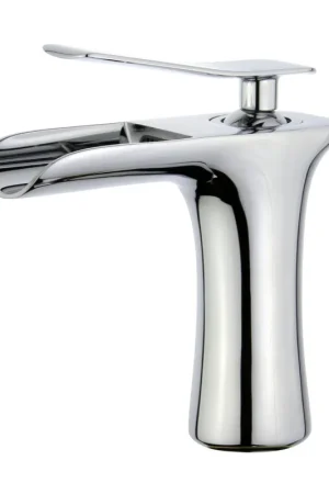 Legion Furniture 7" Polished Chrome Brass Material Faucet With Pop-up Drain Brand New