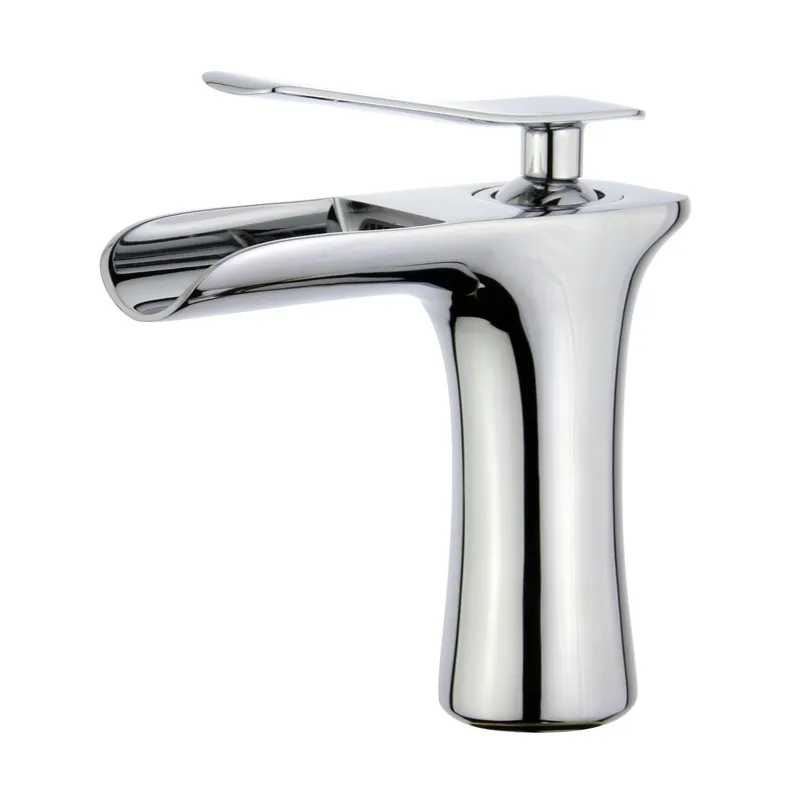 Legion Furniture 7" Polished Chrome Brass Material Faucet With Pop-up Drain Brand New