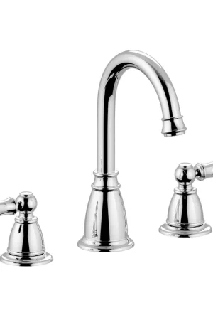 Get Yours Legion Furniture Chrome Brass 8" Spread 3 Pre-drilled Faucet With Pop-up Drain