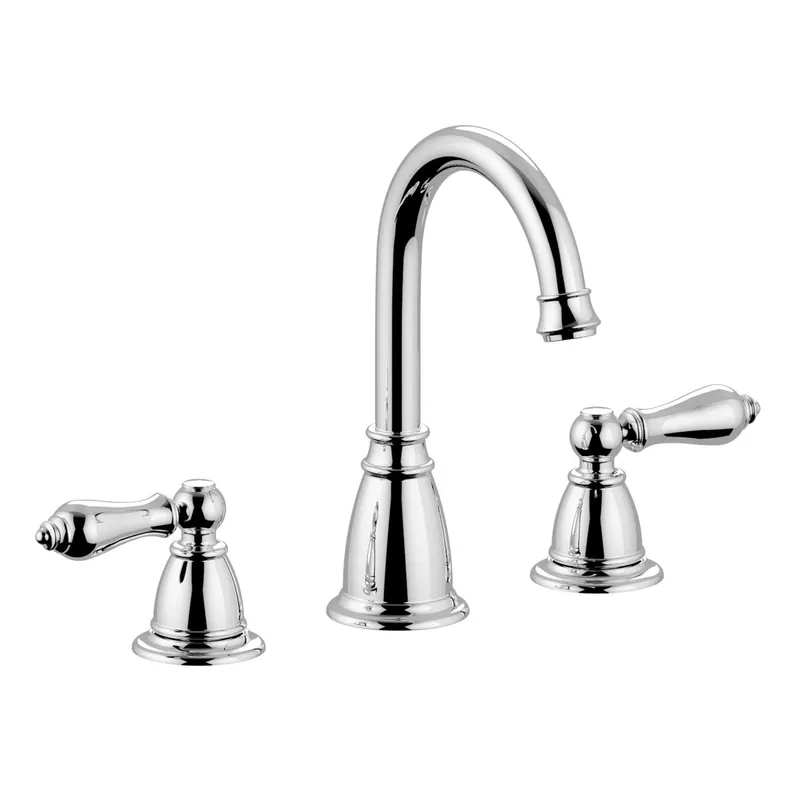 Get Yours Legion Furniture Chrome Brass 8" Spread 3 Pre-drilled Faucet With Pop-up Drain