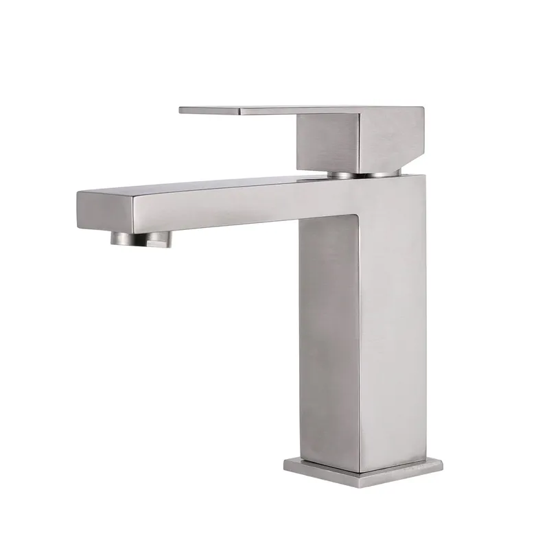 DeerValley Ursa Chrome Stainless Steel Stain Resistant Single Hole Bathroom Faucet New Arrival