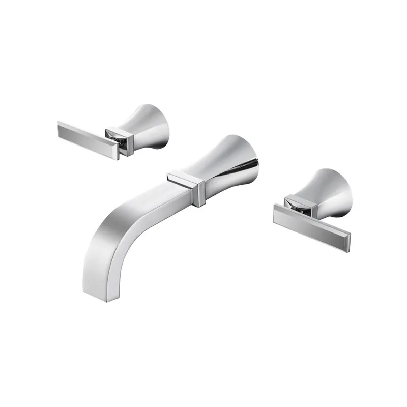 Flusso Faucets Serie 230 Chrome Two Handle Wall Mounted Tub Filler Seasonal Sale
