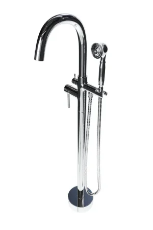 Castello USA Neptune Chrome Float Freestanding Bathtub Filler With Shower Attachment Budget