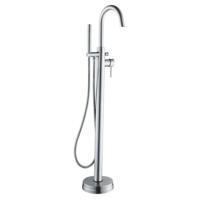 Original LessCare 44" Chrome Freestanding Bathtub Faucet