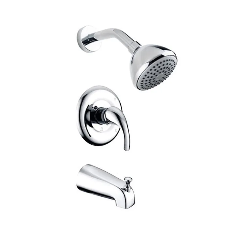 BNK BFS5403CH Polished Chrome Shower And Tub Faucet Worldwide Shipping