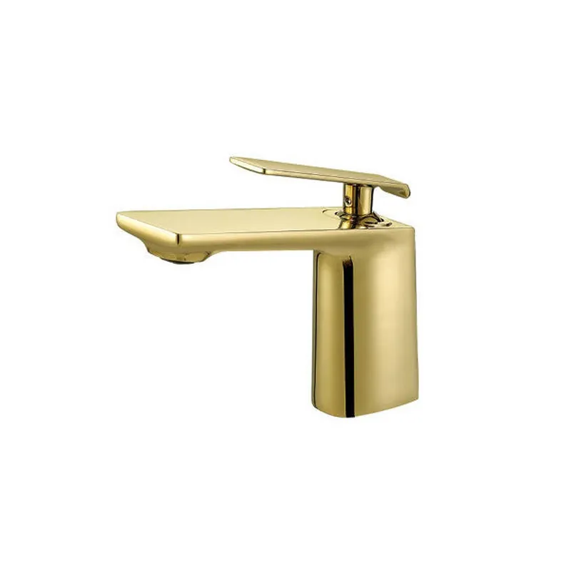 Latest BNK BFB5103SB Satin Brass Single Handle Lavatory Faucet With Single-Hole Mounted