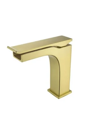 Trending BNK BFB5102SB Satin Brass Single Handle Lavatory Faucet With Single-Hole Mounted