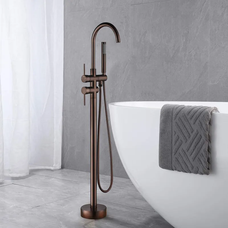 Vanity Art VA2012 47" Oil Rubbed Bronze Freestanding Waterfall Bathtub Faucet Direct From Factory