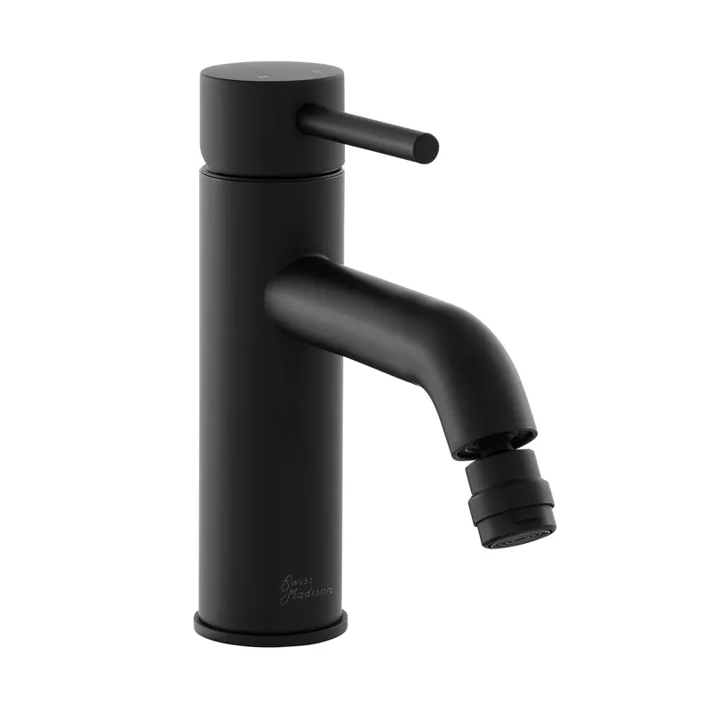Swiss Madison Ivy 7" Matte Black Single Hole Fixture Mounted Bidet Faucet With Flow Rate of 1.28 GPM Trending
