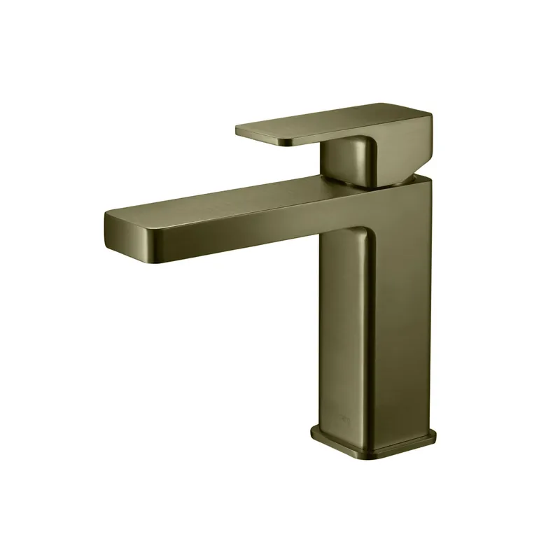 Cheap Flusso Faucets Serie 196 Single Hole Top Handle Bathroom Faucet in Army Green