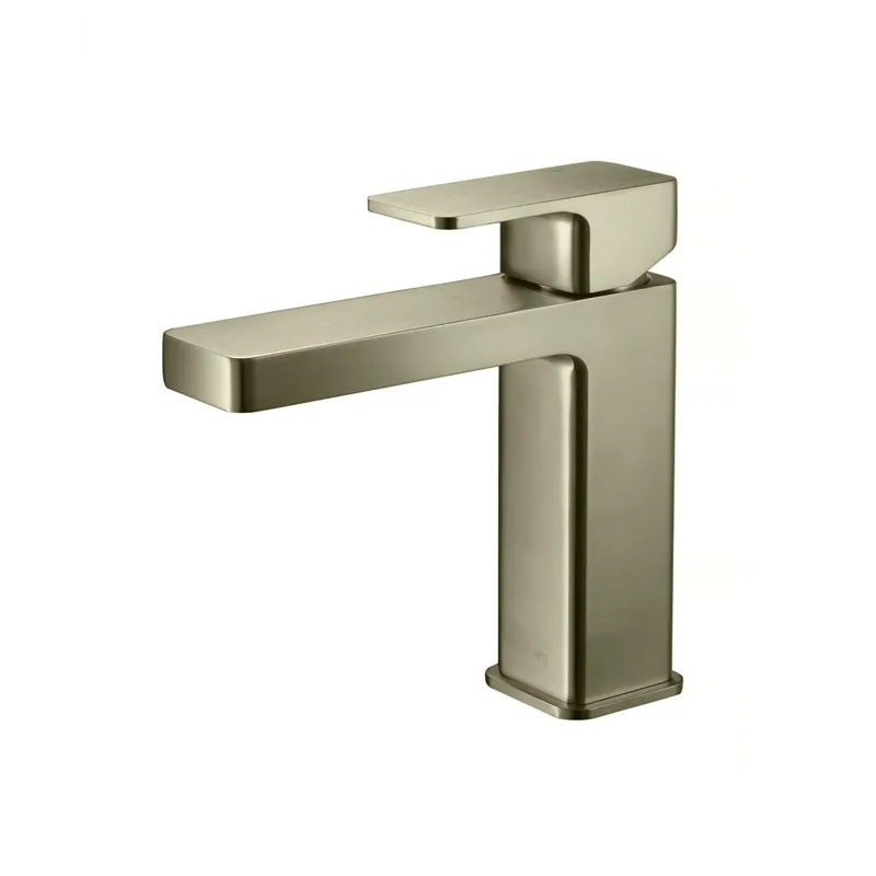 Express Delivery Flusso Faucets Serie 196 Single Hole Top Handle Bathroom Faucet in Light Verde