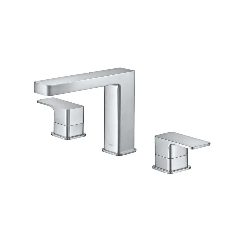 Cheap Flusso Faucets Serie 196 8" Widespread Three Hole Two Handle Bathroom Faucet in Gloss White