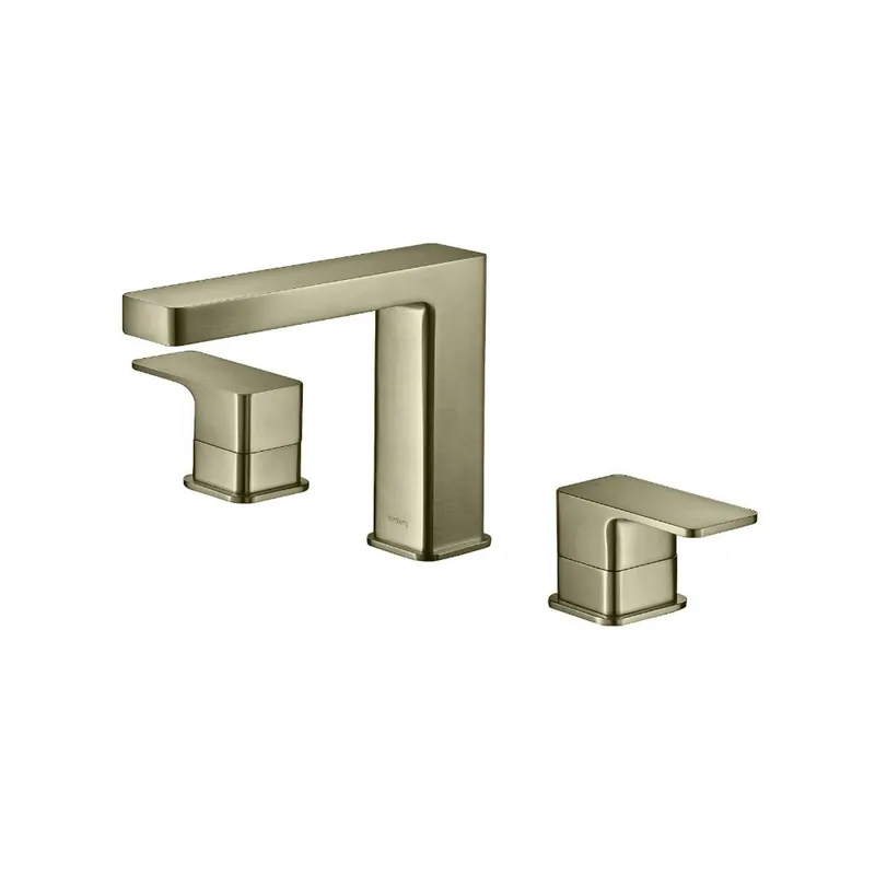 Free Shipping Flusso Faucets Serie 196 8" Widespread Three Hole Two Handle Bathroom Faucet in Light Verde