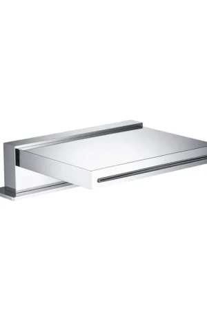 Worldwide Shipping Flusso Faucets Cascade Deck Mount Flow Water Fall Tub Filler in Chrome